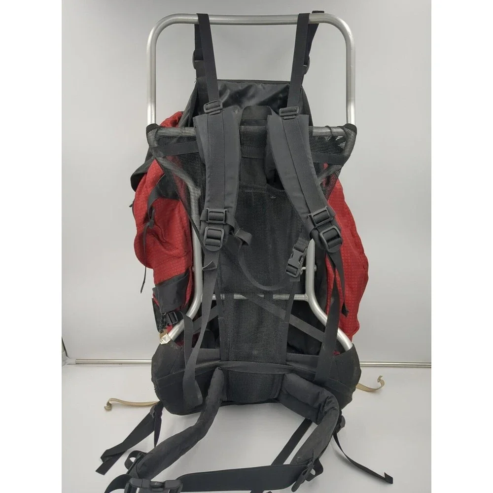 Kelty Tioga 4000 ST Classic External Frame Hiking Backpack Size‎ 2 Red Black VTG